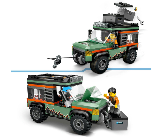LEGO City 60447 Górska ciężarówka terenowa 4x4 - 1284111 - zdjęcie 3